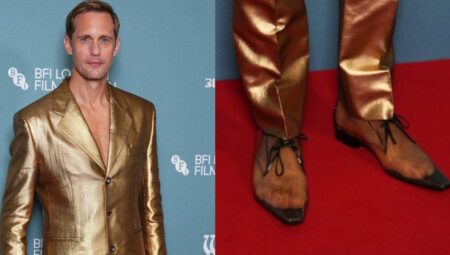 Alexander Skarsgard’ın şeffaf ayakkabıları
