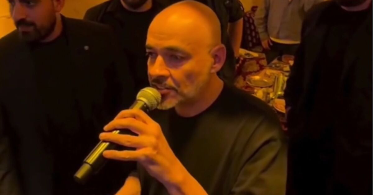 Ceza sıra gecesinde rap söyledi