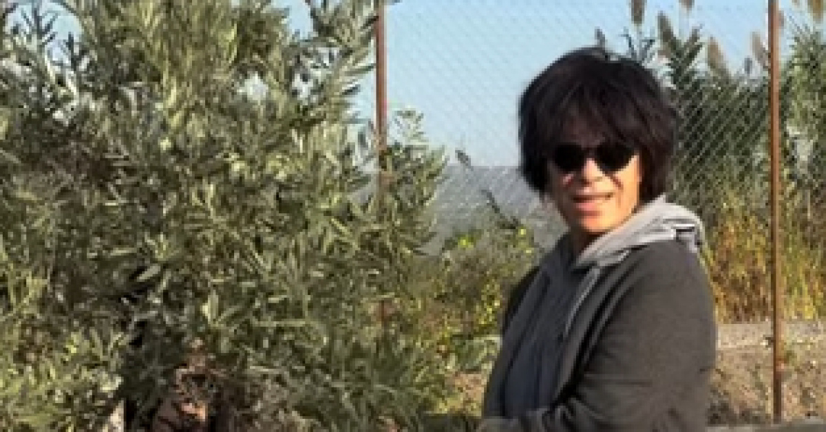 Filiz Taçbaş, zeytin hasadına başladı