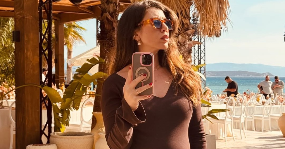 Gökçe Bahadır'dan yeni hamilelik pozu