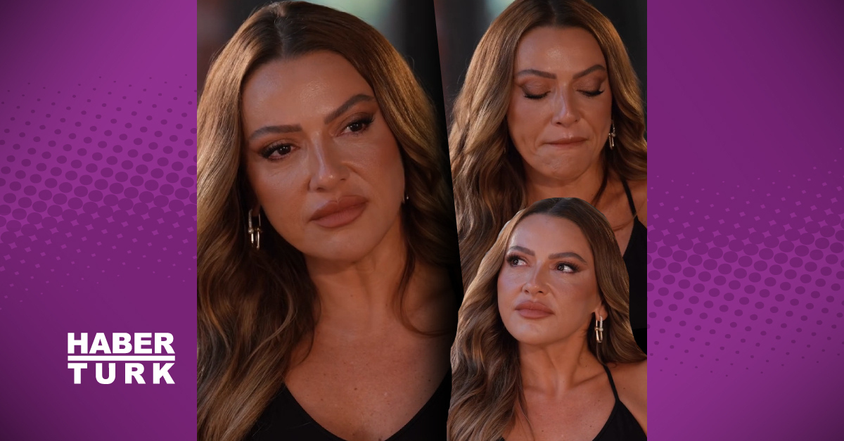 Hadise'nin gözyaşları