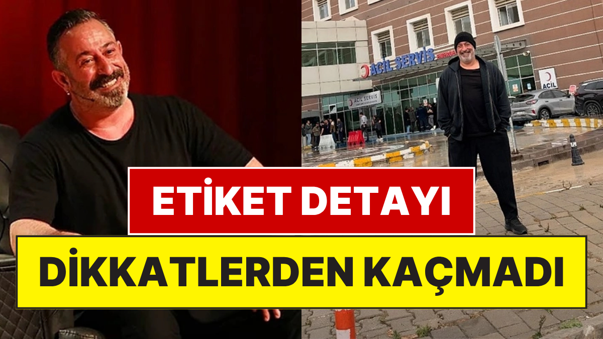 Hayatını Kurtaran Doktoru Etiketledi: Cem Yılmaz Kalp Krizinin Ardından Anjiyo Olduğu Hastaneye Geri Döndü!