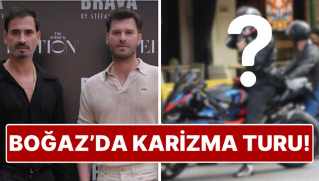 Kıvanç Tatlıtuğ ve Burak Yamantürk Motosikletleriyle Görüntülendi!