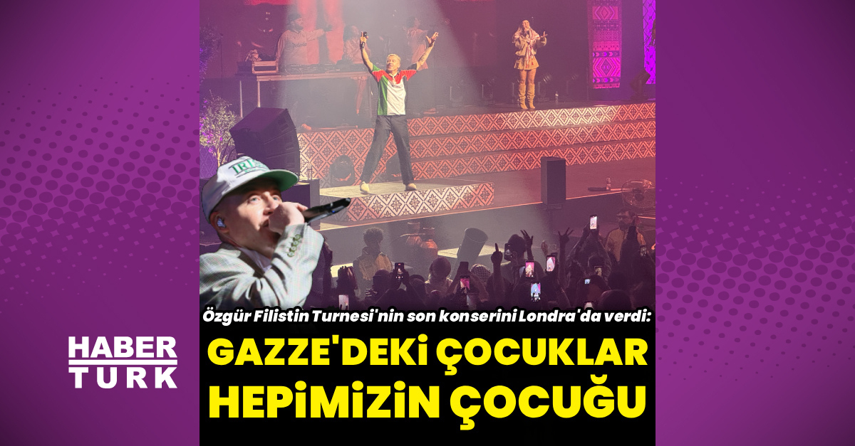 Macklemore, Özgür Filistin Turnesi'nin son konserini Londra'da verdi