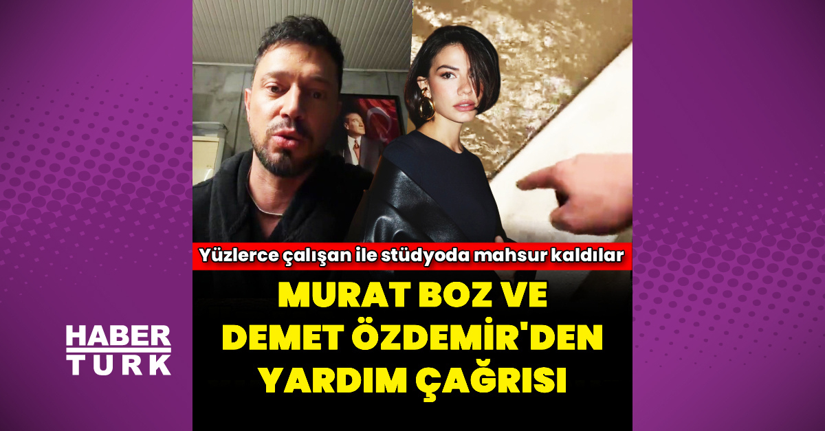 Murat Boz'dan yardım çağrısı! Ünlü şarkıcı Murat Boz stüdyoda mahsur kaldı - Son Dakika Magazin Haberleri