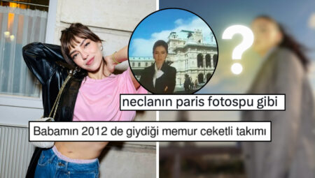 Paris Moda Haftası’na Katılan Aslıhan Malbora’nın Ceketli Kombini Sosyal Medyanın Goygoyuna Takıldı!