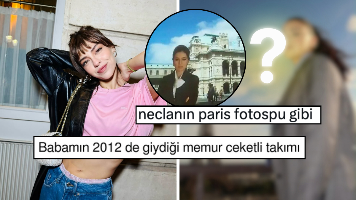 Paris Moda Haftası’na Katılan Aslıhan Malbora’nın Ceketli Kombini Sosyal Medyanın Goygoyuna Takıldı!