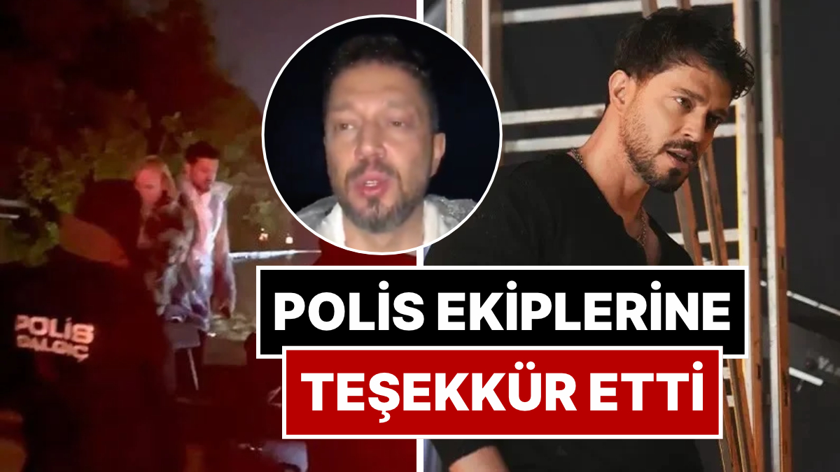 Sel Sularında Mahsur Kalan Murat Boz Kendisini Kurtaran Polis Dalgıçlara Teşekkür Etti