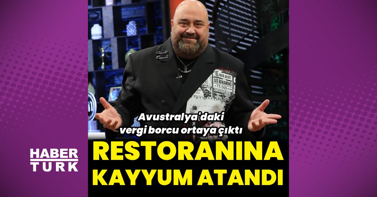 Somer Şef'in restoranına kayyum atandı